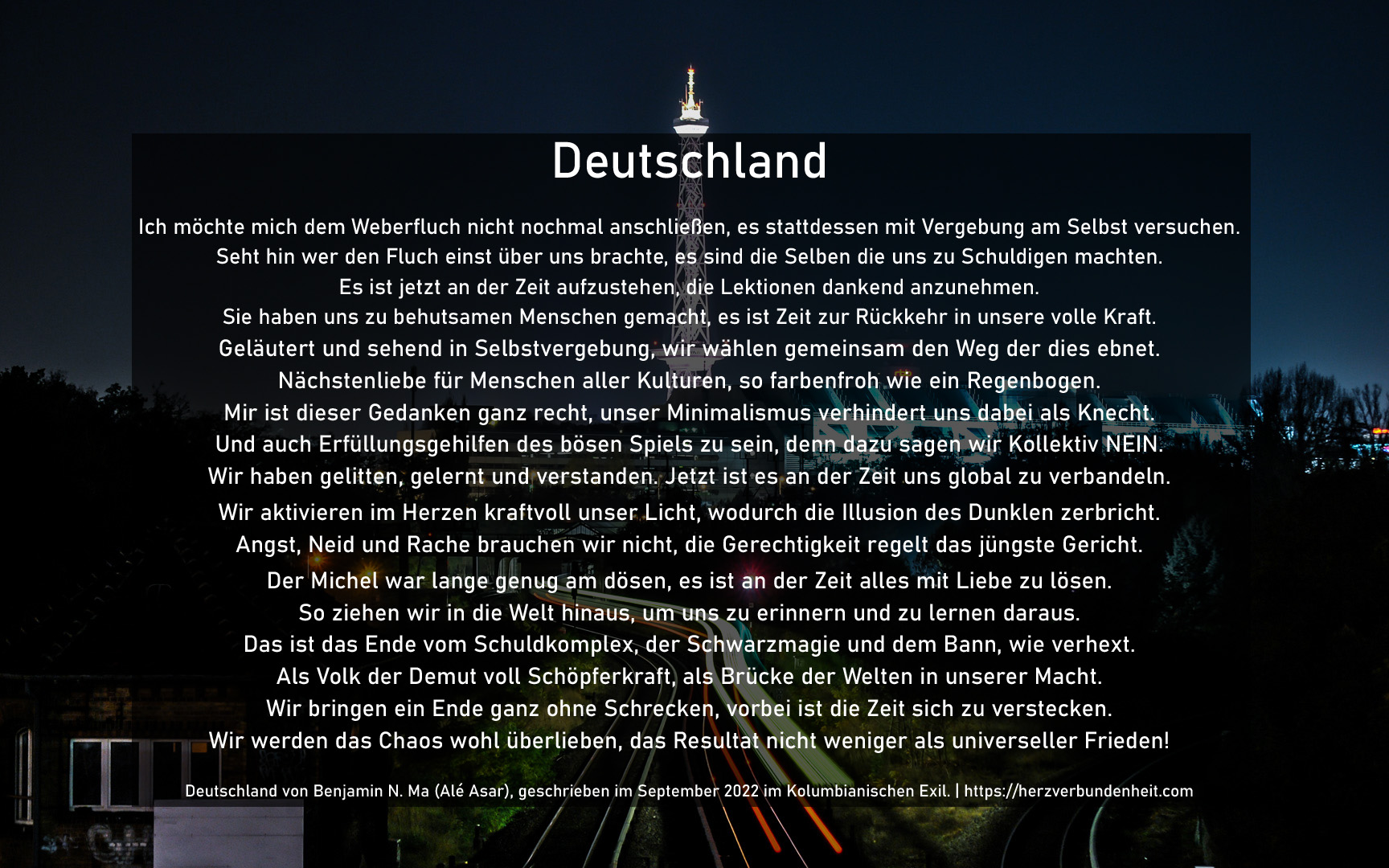 Deutschland, Gedicht, Gedanken, Reflektion, Aufwachen, Fokus, Weltfrieden, Frieden, Weberfluch